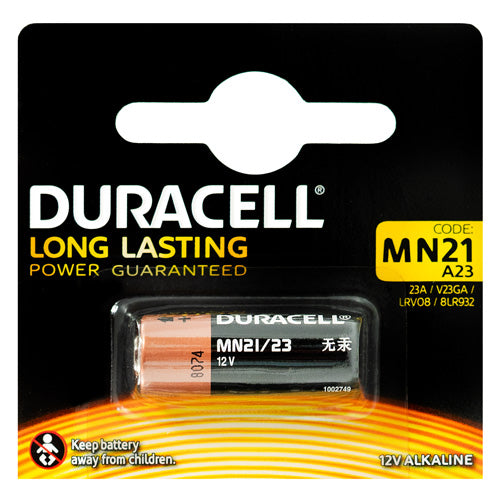 Duracell Alkaline MN21 12V B1 Security Battery 🔋 BatteryDivision