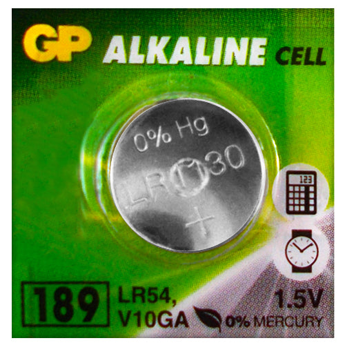 GP Alkaline 189/LR54 1.5V B1 Electronics Batteries - 10 Pack