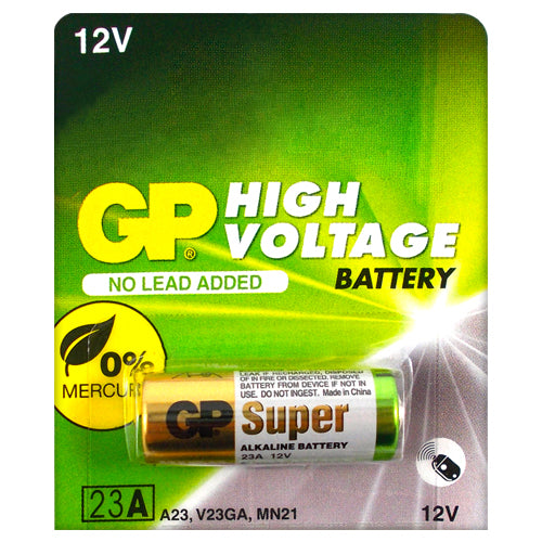 GP Alkaline Super 23A 12V B1 Security Batteries - 5 Pack