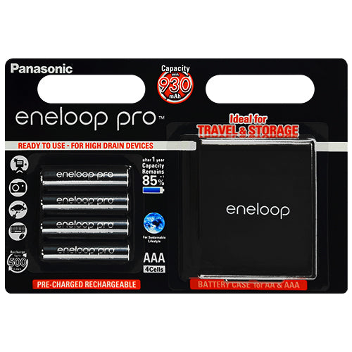 Panasonic Eneloop 800 mAh Pre Charged Rechargeable Batteries. 8 Pack