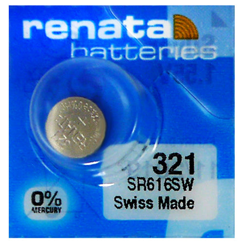  Renata Batteries 321 / SR616SW Watch Battery (5 Pack
