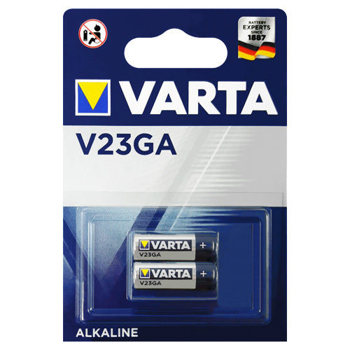 Varta Alkaline V23GA 12V Security Batteries - 2 Pack