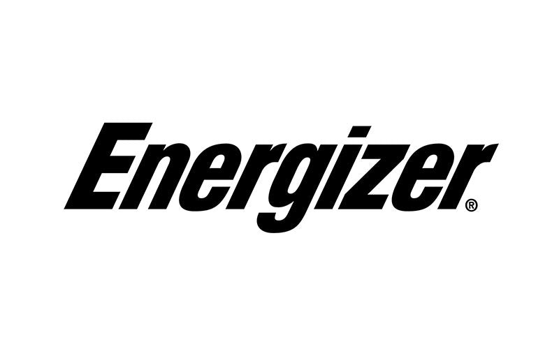 Energizer batteries logo which navigates to a product category