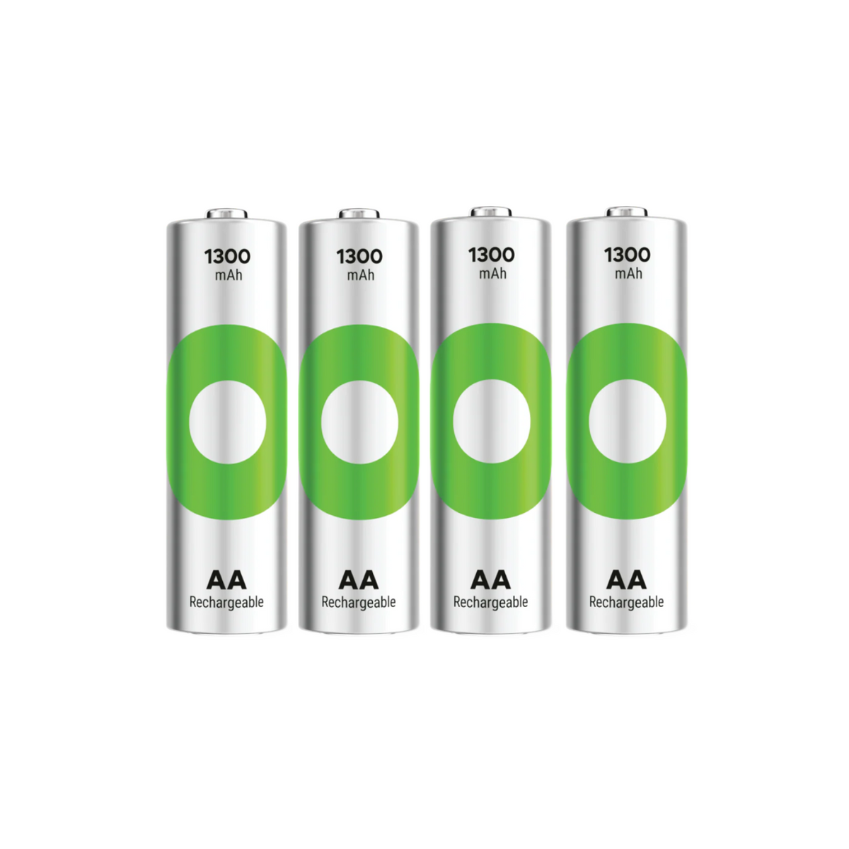 GP ReCyko AA 1300 mAh Rechargeable Batteries - 4 Pack