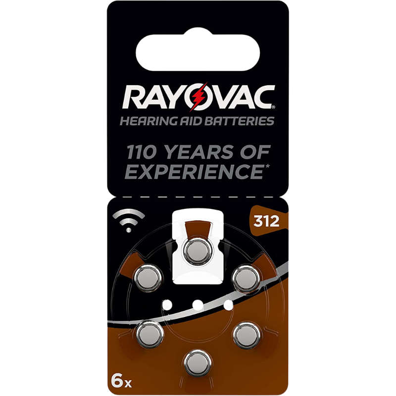 Rayovac SPECIAL Hearing Aid 312 Size Batteries