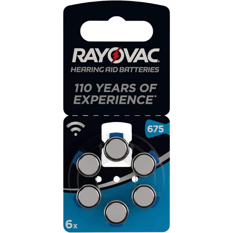Rayovac SPECIAL Hearing Aid 675 Size Batteries