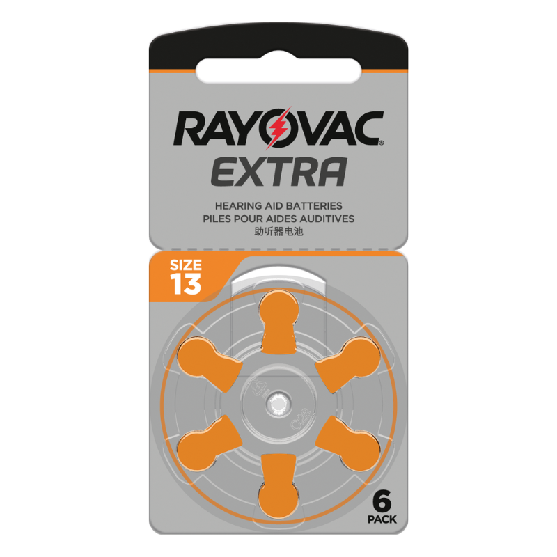 Rayovac EXTRA 13 Size Hearing Aid Batteries