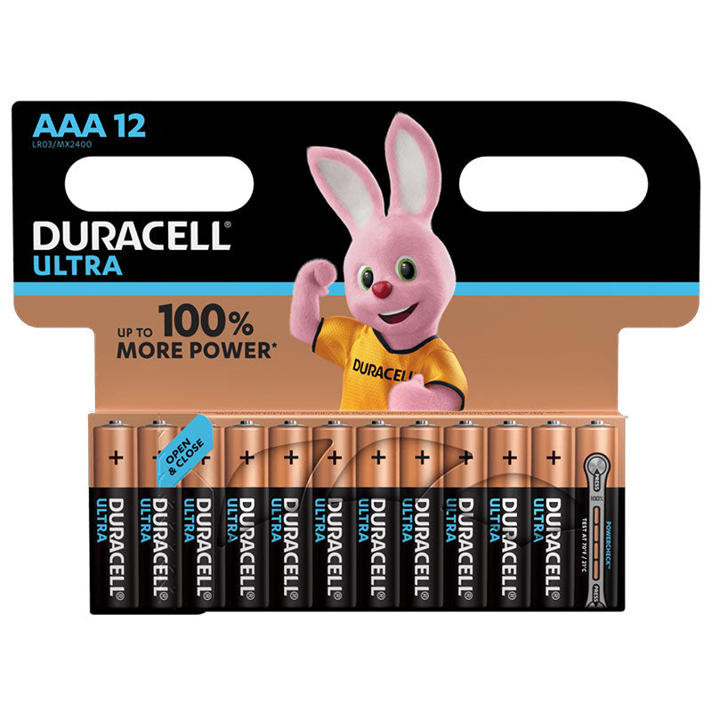 Duracell Ultra Power AAA LR03 Primary Batteries - 12 Pack BatteryDivision
