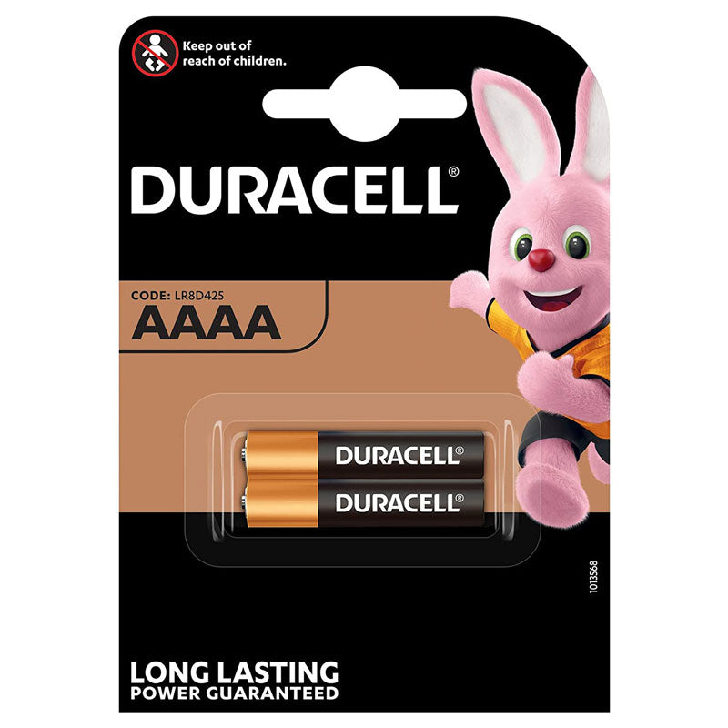 Duracell Alkaline AAAA 1.5V Security Batteries - 2 Pack BatteryDivision