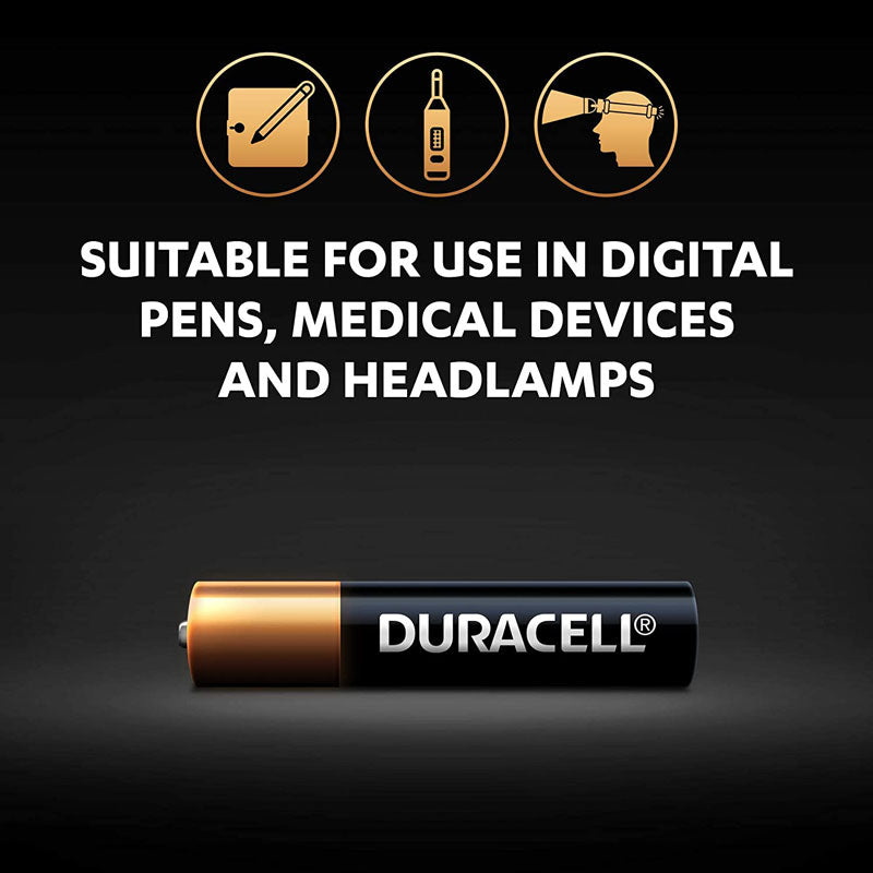 Duracell Alkaline AAAA 1.5V Security Batteries - 2 Pack BatteryDivision