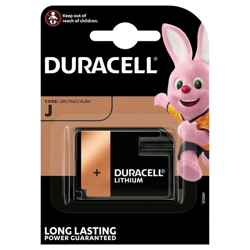 Duracell Alkaline J 4LR61 6V B1 Security Battery