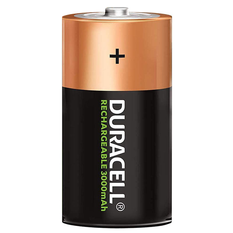 Duracell Recharge Ultra C Size 3000mAh Rechargeable Batteries - 2 Pack