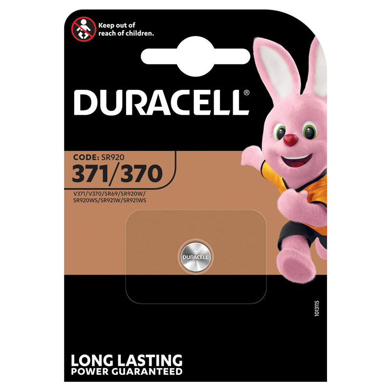 Duracell Silver Oxide 371/370 1.5V B1 Watch Battery BatteryDivision