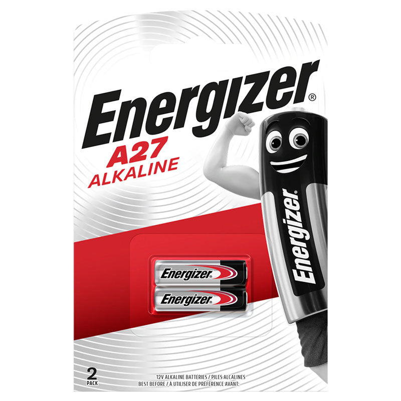 Energizer Alkaline A27 12V Security Batteries - 2 Pack