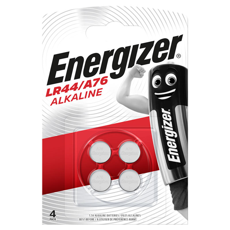 Energizer Alkaline LR44/A76 1.5V Electronics Batteries - 4 Pack