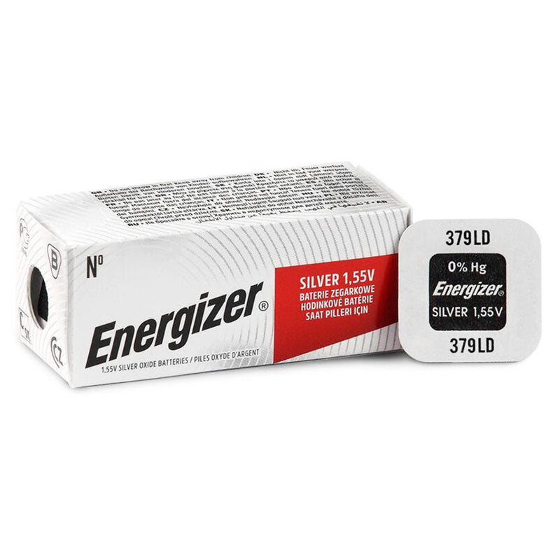 Energizer Silver 379DL 1.55V B1 Watch Battery