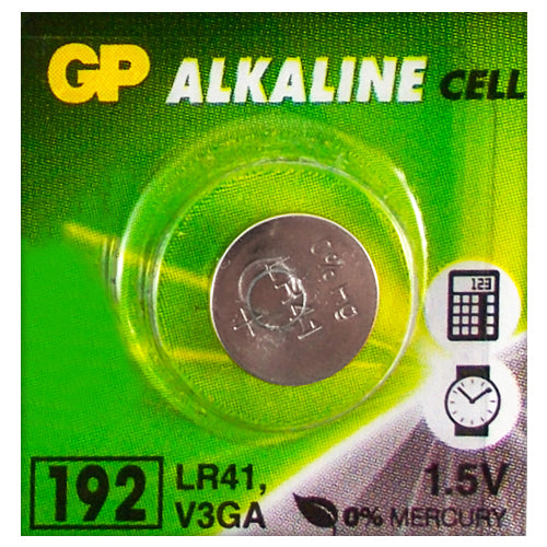 GP Alkaline 192/LR41 1.5V B1 Electronics Battery