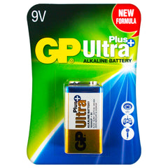 GP Alkaline Ultra Plus 9V B1 Primary Batteries