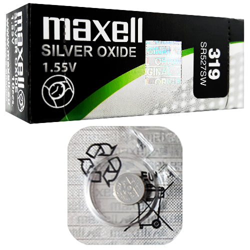 Maxell Silver Oxide 319 B1 Watch Battery