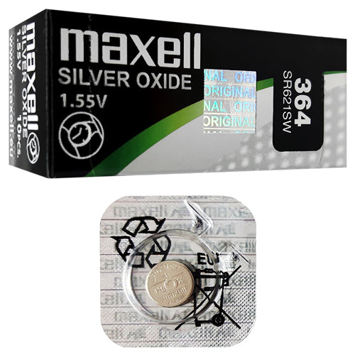 Maxell Silver Oxide 364 B1 Watch Battery