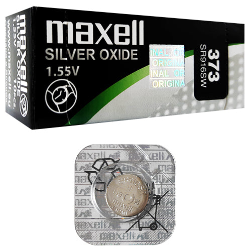 Maxell Silver Oxide 373 B1 Watch Battery