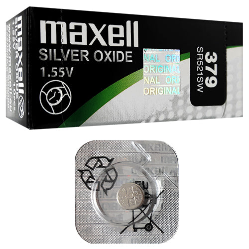 Maxell Silver Oxide 379 B1 Watch Battery