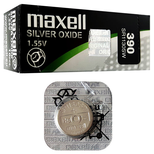 Maxell Silver Oxide 390 B1 Watch Battery