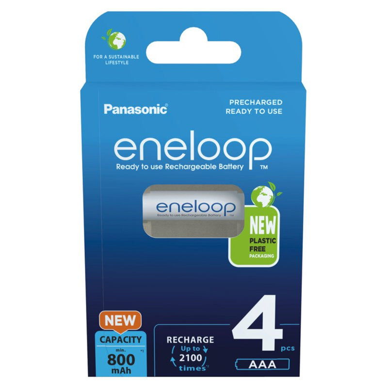 Panasonic Eneloop AAA 800mAh Rechargeable - 4 Pack 🔋 BatteryDivision