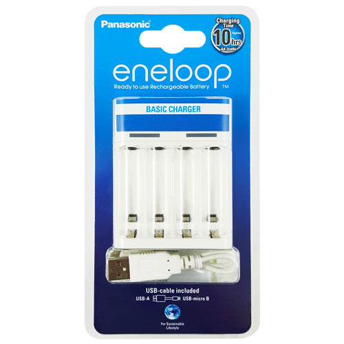 Panasonic Eneloop BASIC BQ-CC61E USB Charger | BatteryDivision