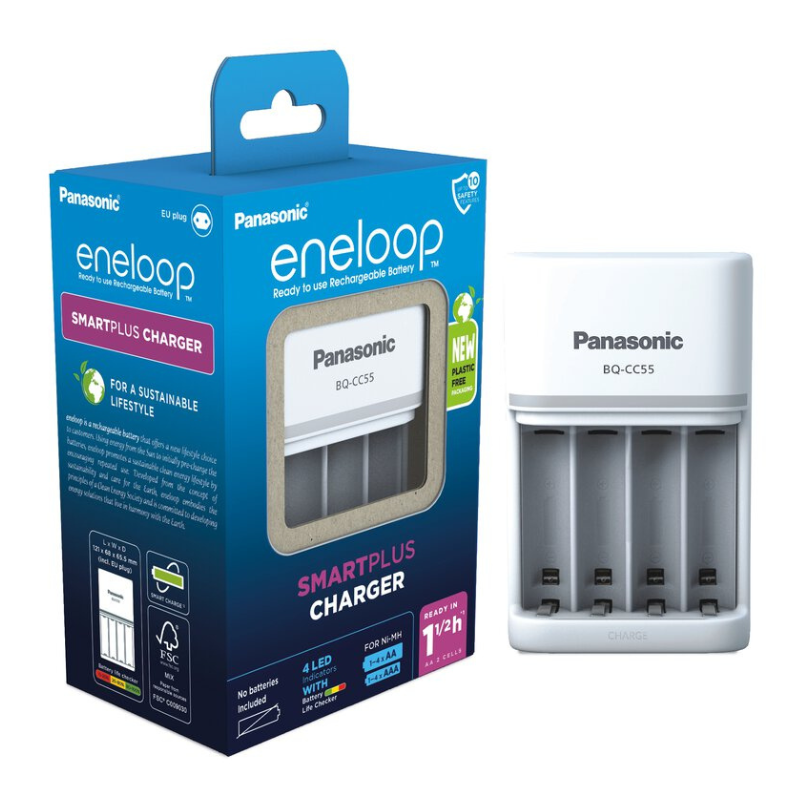 Panasonic Eneloop Smart & Quick BQ-CC55 Charger