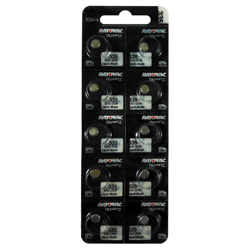 Rayovac 335 Silver Oxide battery 1.55V B1 Watch Battery