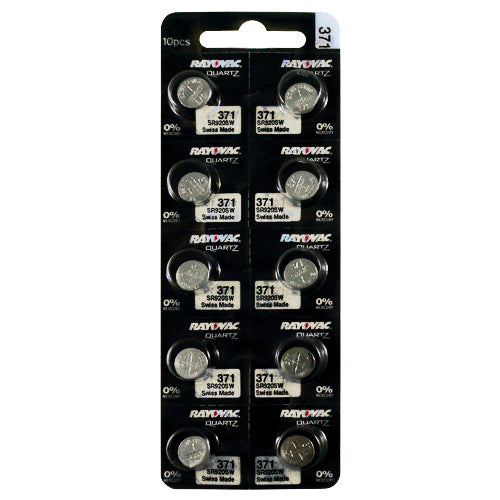Rayovac Silver 371 B1 Watch Battery