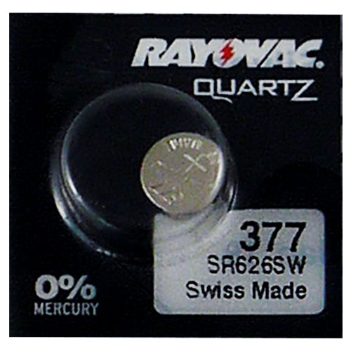 Rayovac Silver 377 B1 Watch Battery