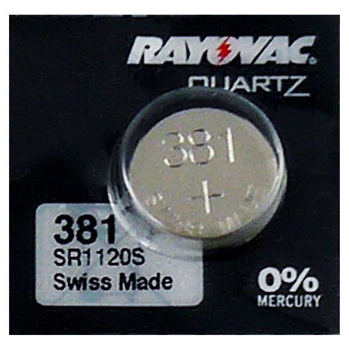 Rayovac Silver 381 B1 Watch Battery
