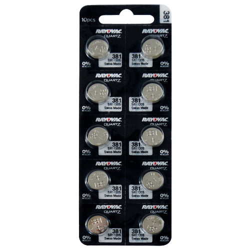 Rayovac Silver 381 B1 Watch Battery