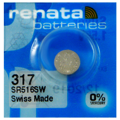 Renata Silver 317 B1 Watch Battery