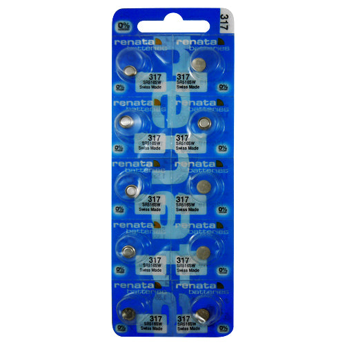 Renata Silver 317 B1 Watch Battery