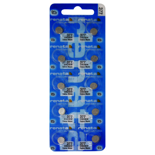 Renata Silver 377 B1 Watch Battery