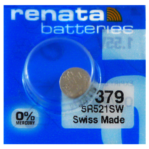 Renata Silver 379 B1 Watch Battery