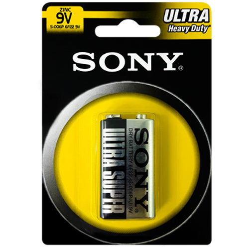 Sony Ultra Super 9V B1 Primary Battery