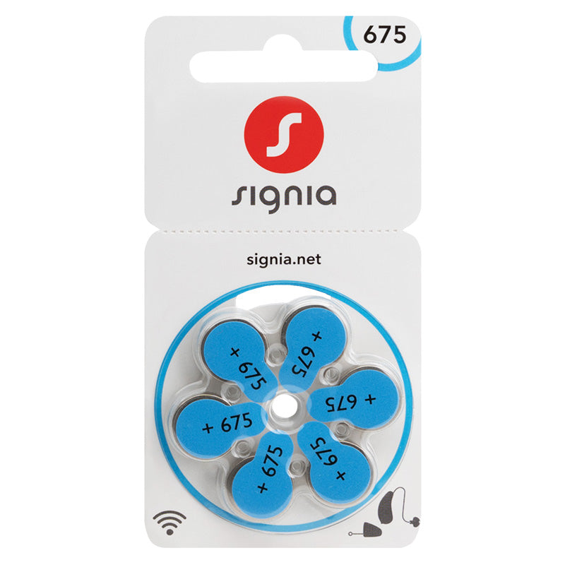 Siemens SIGNIA 675 Size Hearing Aid Batteries