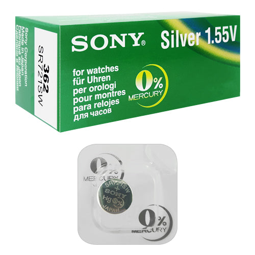 Sony Silver 362 B1 Watch Battery