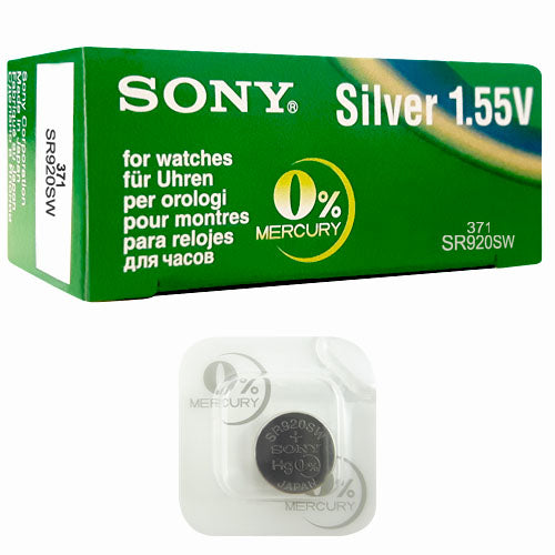 Sony Silver 371 B1 Watch Battery