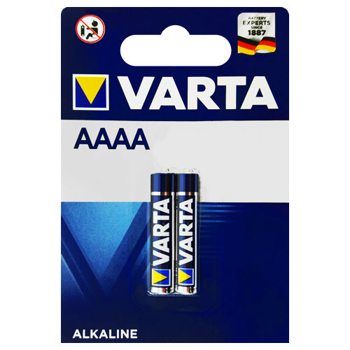 Varta Alkaline AAAA Security Batteries - 2 Pack