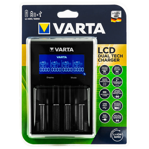 Varta LCD Dual Tech Charger | BatteryDivision