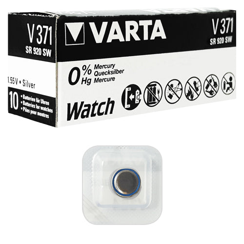 Varta Silver 371 B1 Watch Battery