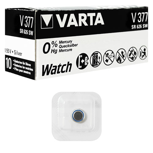 Varta Silver 377 B1 Watch Battery