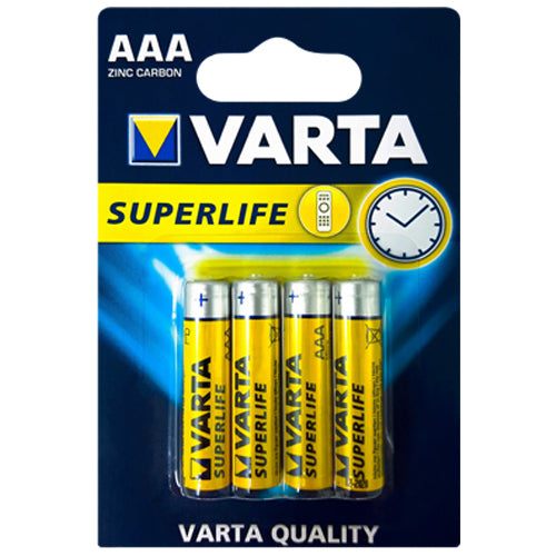 Varta SuperLife AAA 2003 Primary Batteries - 4 Pack