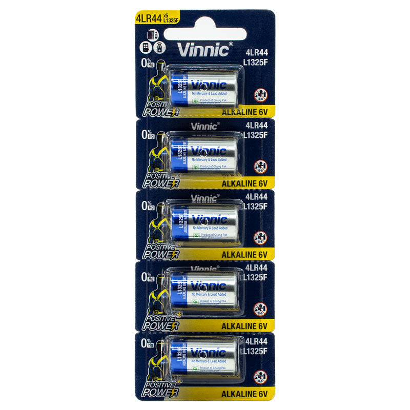 Vinnic Alkaline 4LR44 B1 Security Battery
