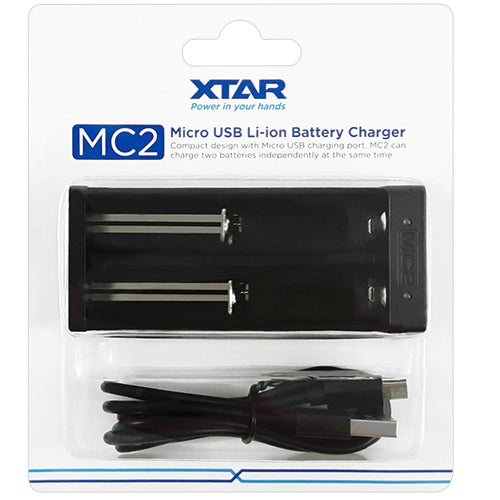 XTAR MC2 Micro USB Charger | BatteryDivision